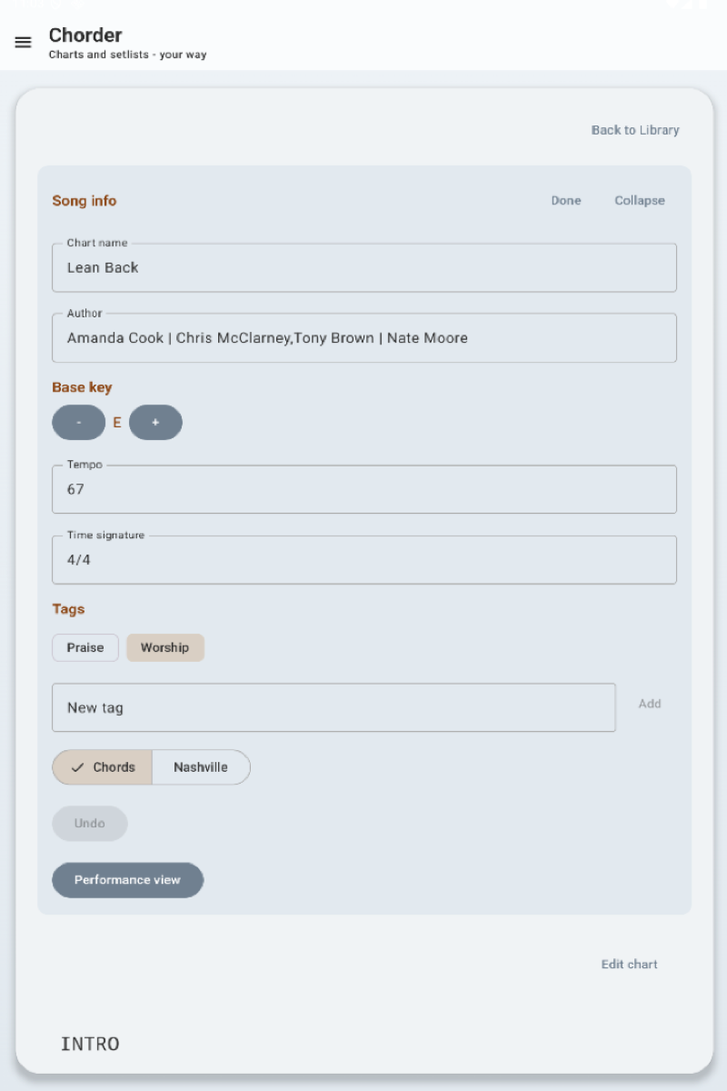 Key, tempo, tags, time signature — every detail organized your way.